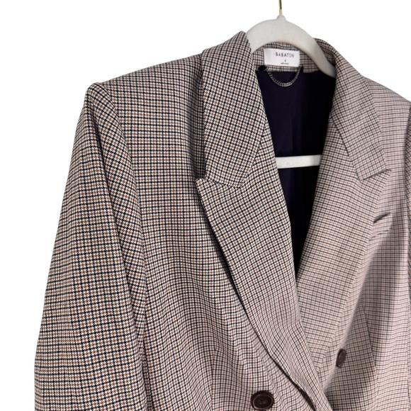 Babaton | 6 | Samuel Double-breasted Blazer | Houndstooth | Business Casual - Picture 4 of 15